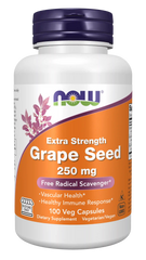 Grape Seed, Extra Strength 250 mg Veg Capsules