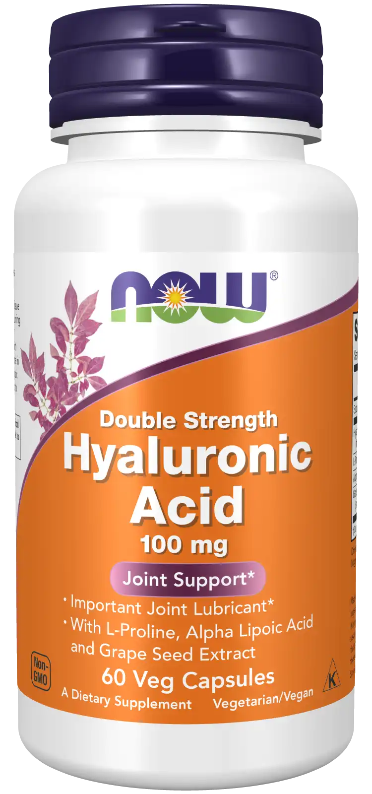 Hyaluronic Acid, Double Strength 100 mg Veg Capsules