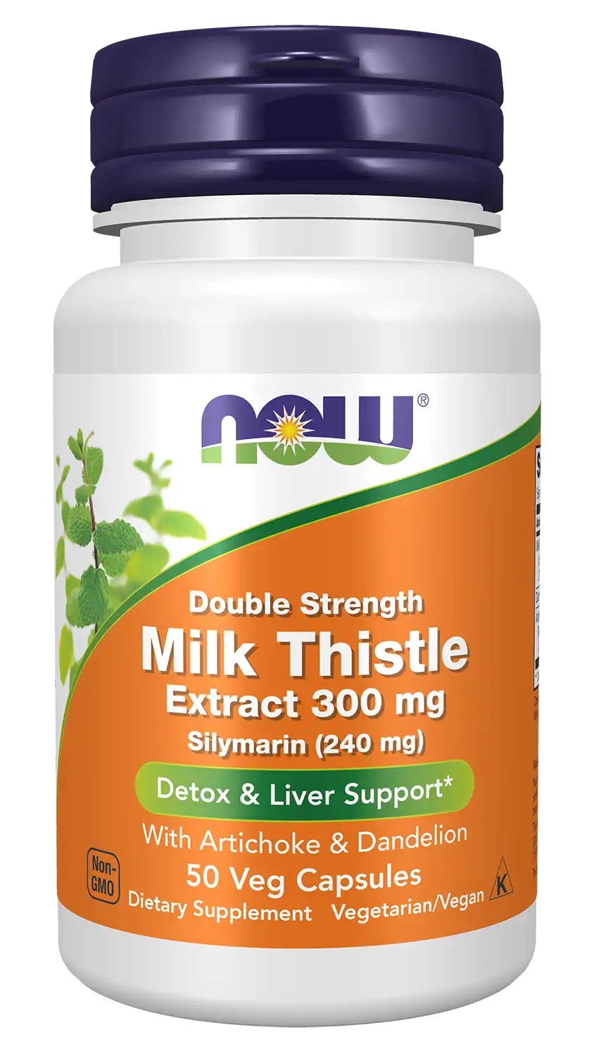 Milk Thistle Extract, Double Strength 300 mg Veg Capsules