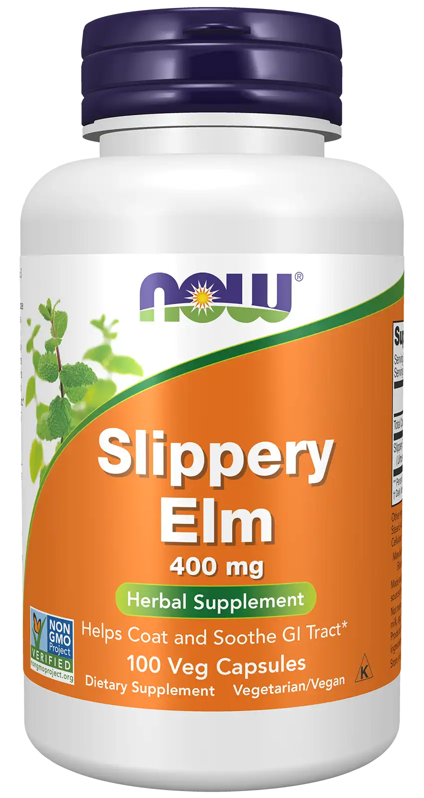 Slippery Elm 400 mg Veg Capsules