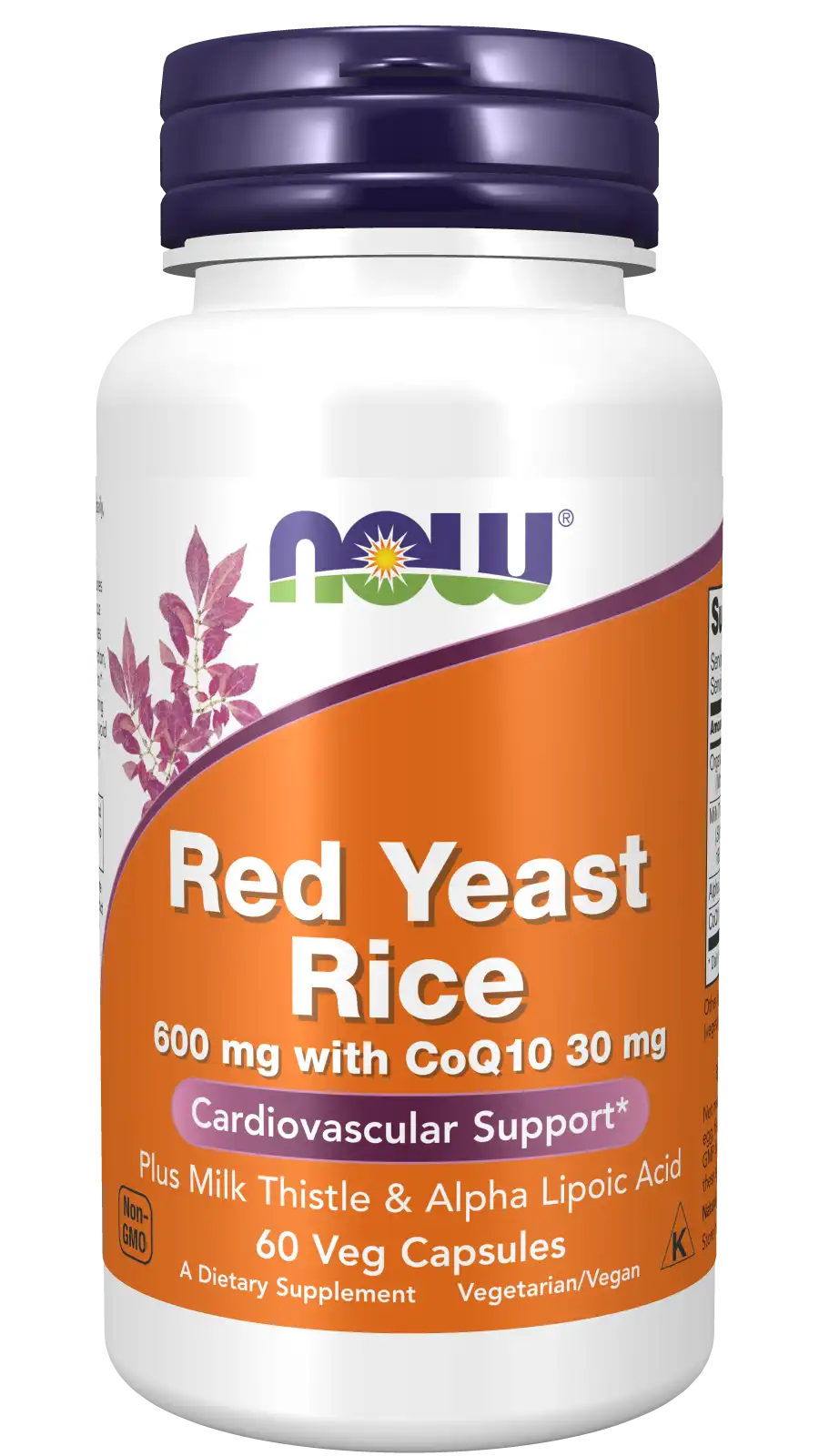 Red Yeast Rice 600 mg with CoQ10 30 mg Veg Capsules