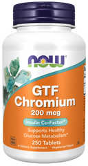 GTF Chromium 200 mcg Tablets