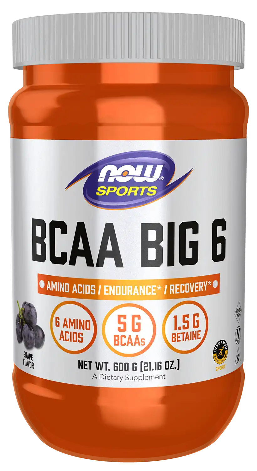 BCAA Big 6, Grape Flavor Powder