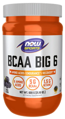BCAA Big 6, Grape Flavor Powder
