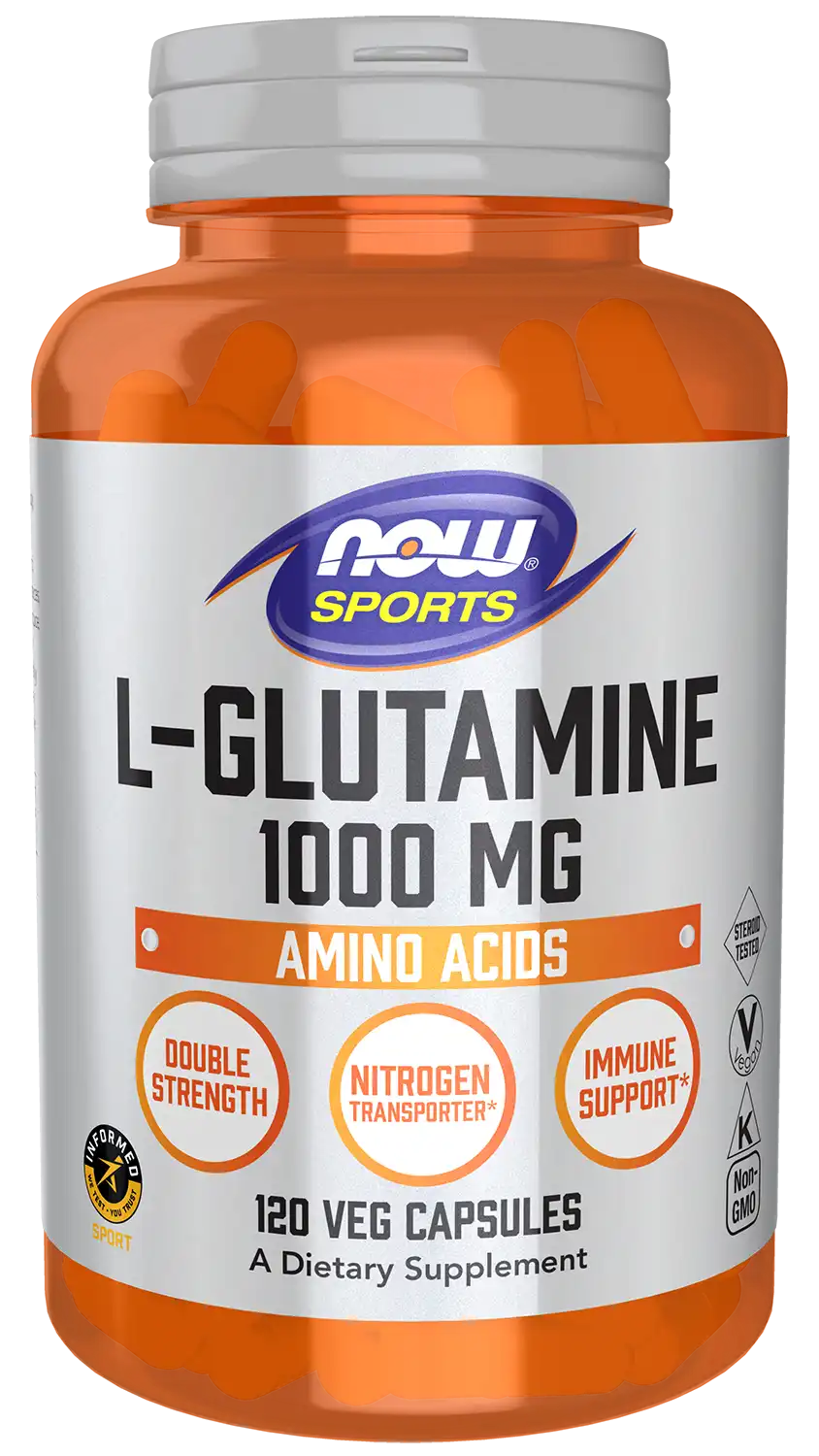 L-Glutamine, Double Strength 1000 mg Veg Capsules
