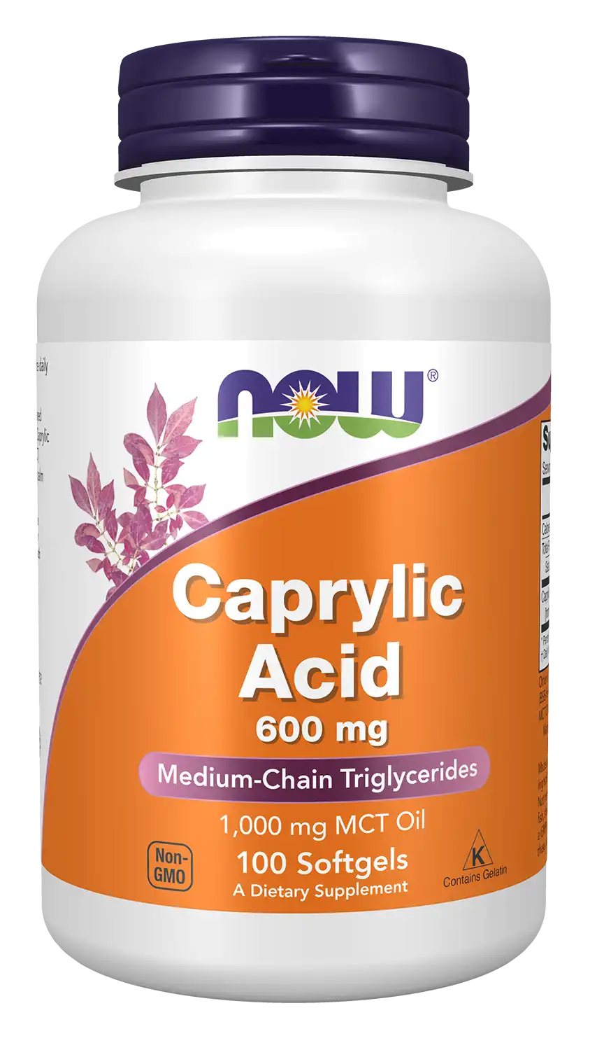 Caprylic Acid 600 mg Softgels