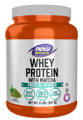 Whey Protein with Matcha Powder
