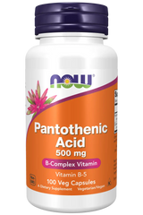 Pantothenic Acid 500 mg Veg Capsules