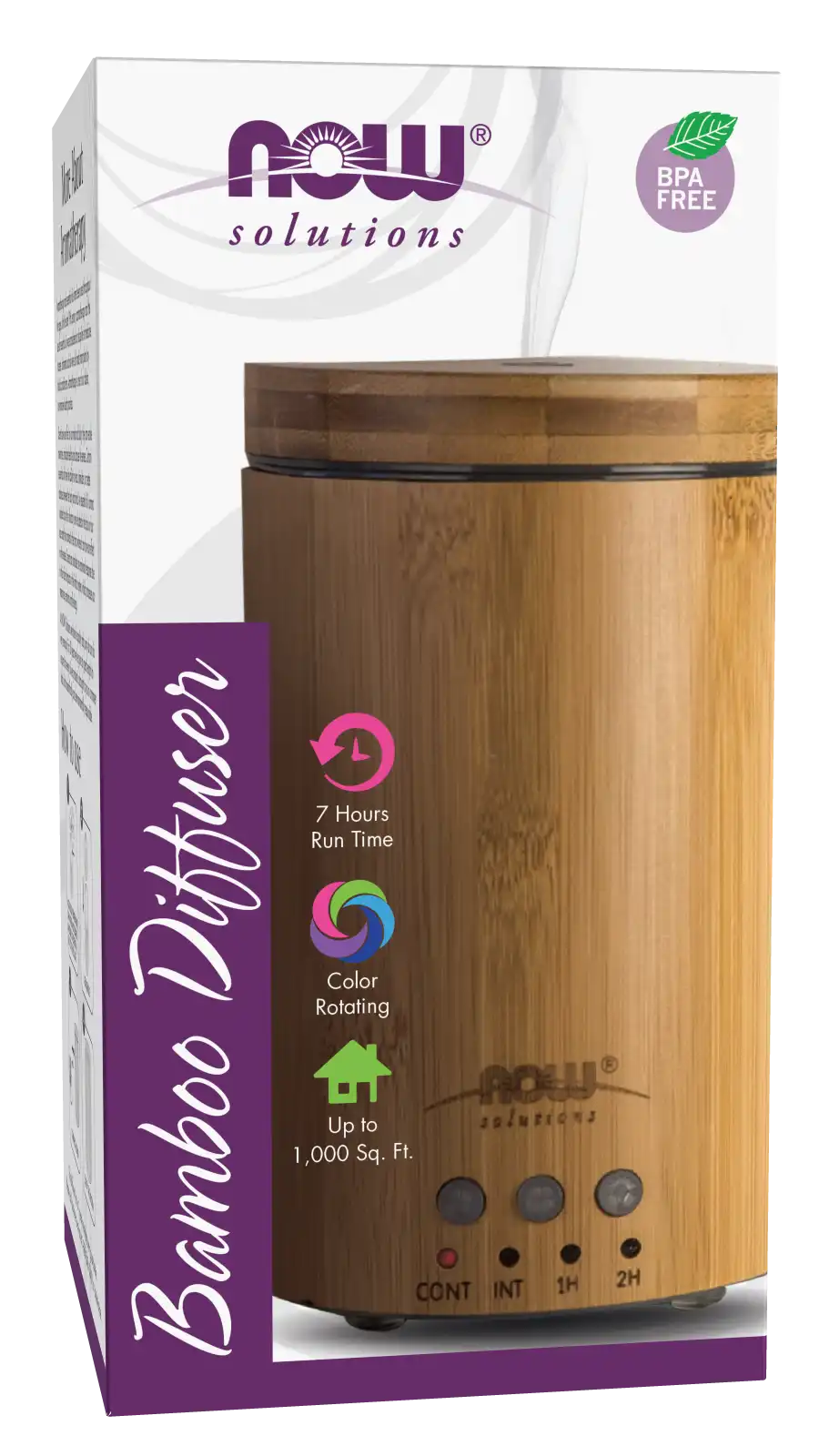 Ultrasonic Real Bamboo Essential Oil Diffuser
