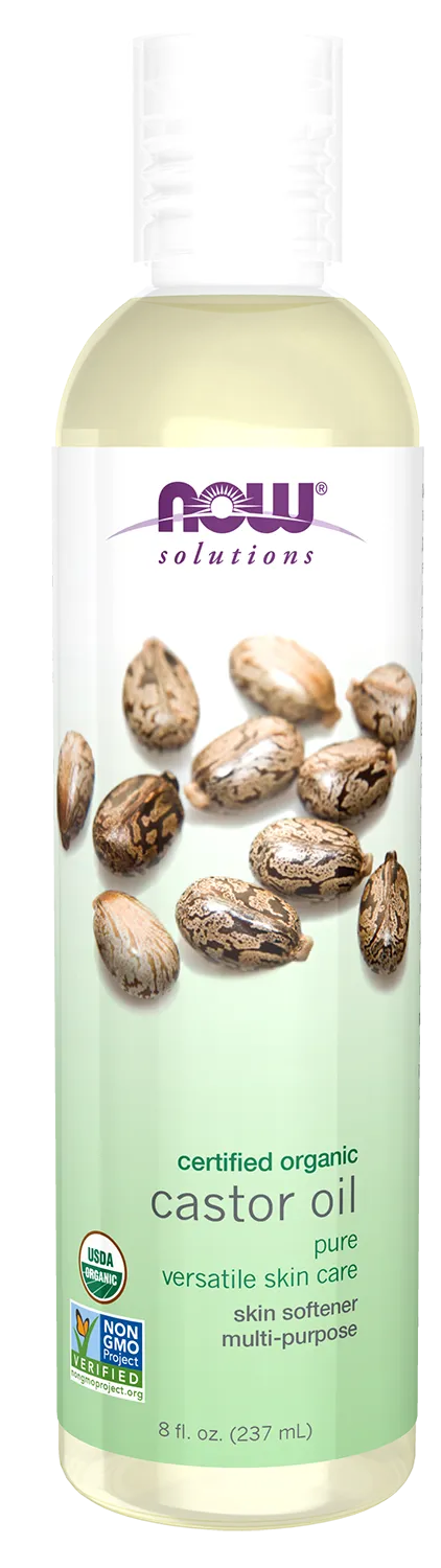 Castor Oil in Plastic Bottle, Organic