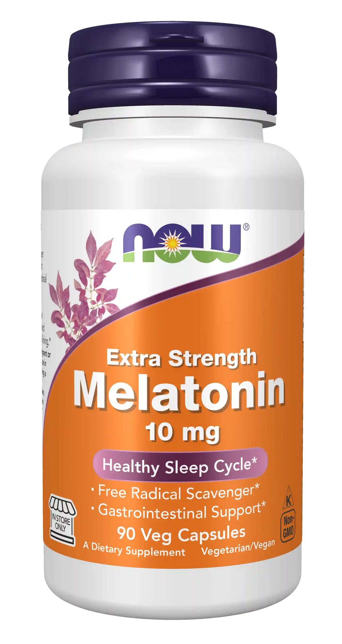 Melatonin, Extra Strength 10 mg Veg Capsules