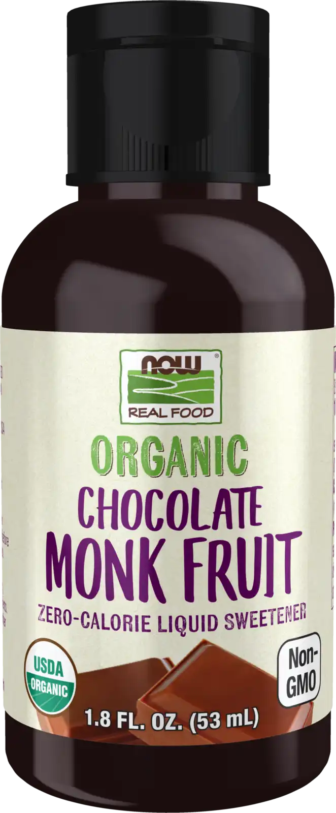 Monk Fruit Chocolate Liquid, Organic