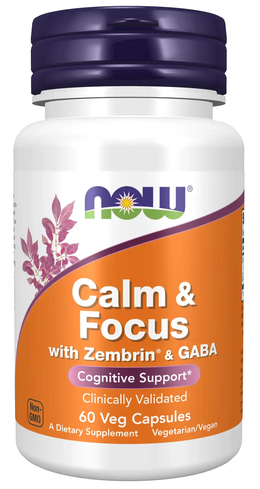 Calm & Focus with Zembrin® & GABA Veg Capsules