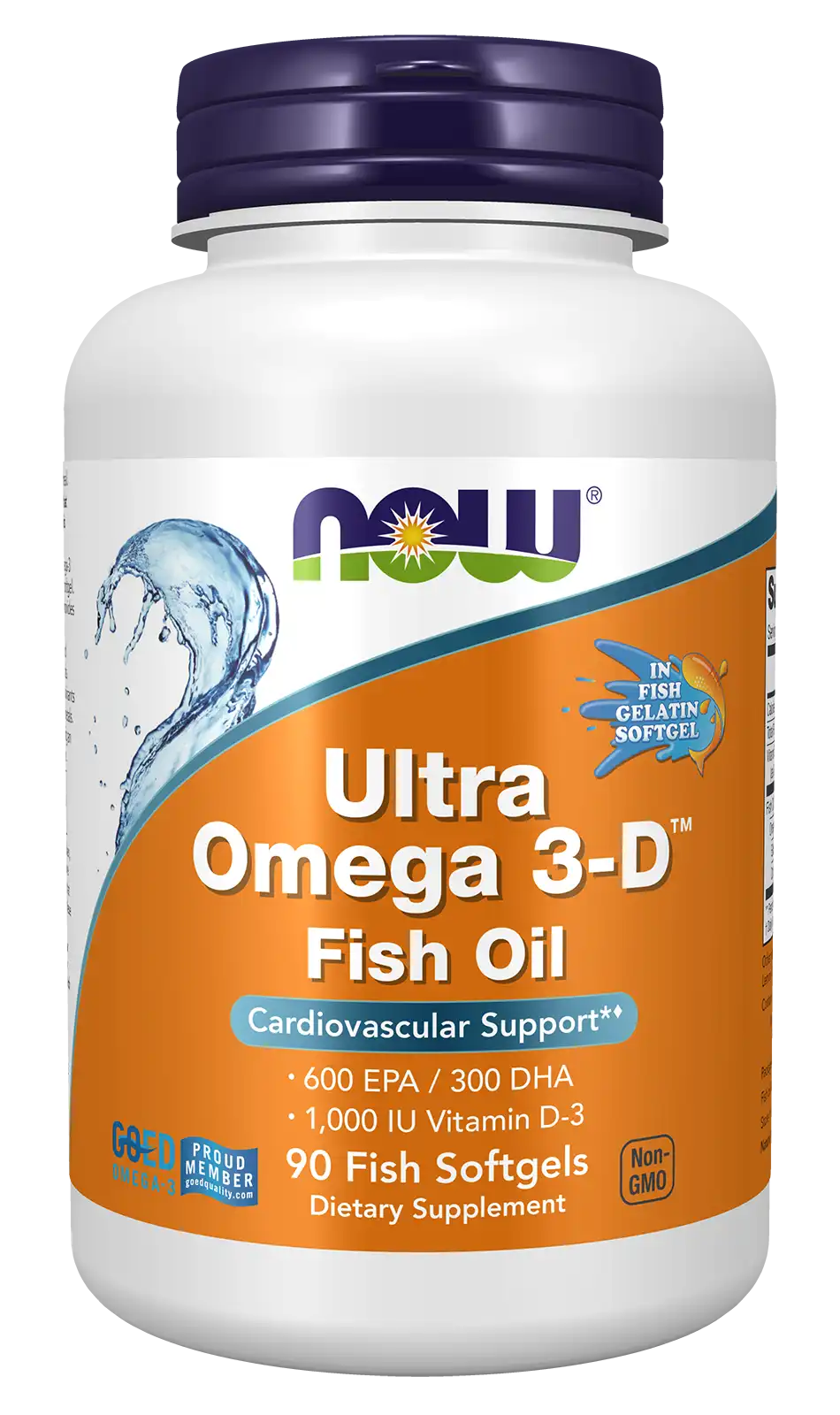 Ultra Omega 3-D™ Fish Oil (Fish Gelatin) Fish Softgels