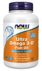 Ultra Omega 3-D™ Fish Oil (Fish Gelatin) Fish Softgels