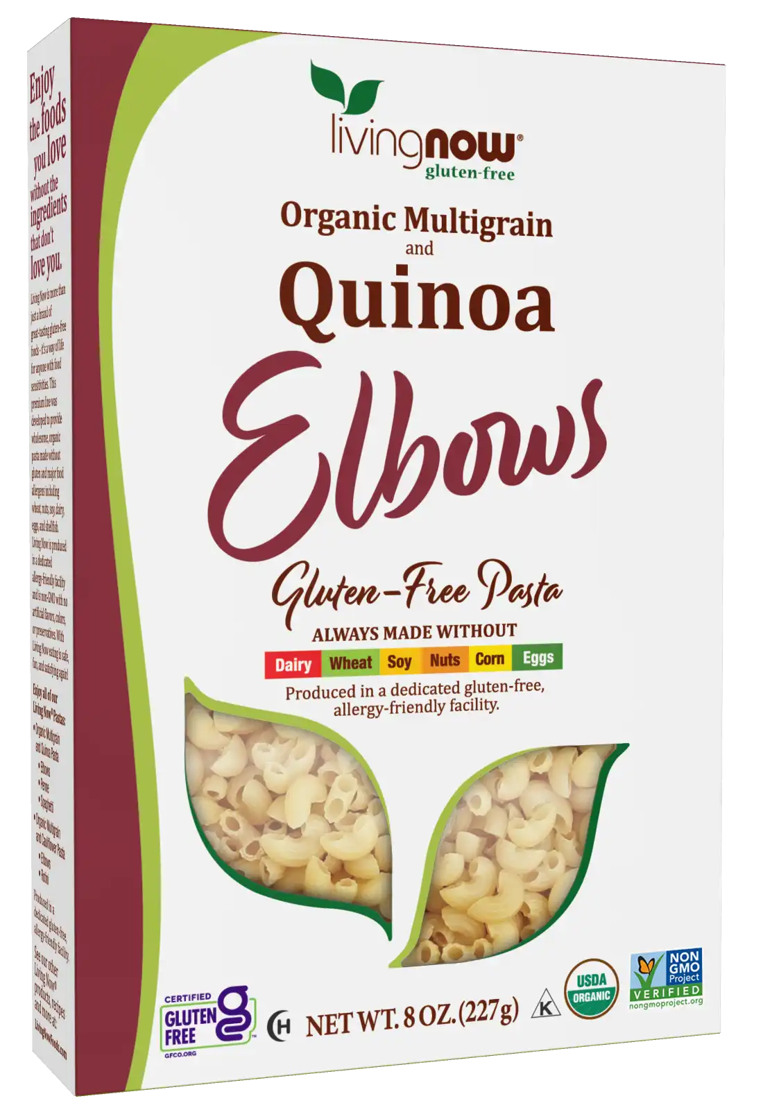 Multigrain and Quinoa Elbows Pasta, Organic