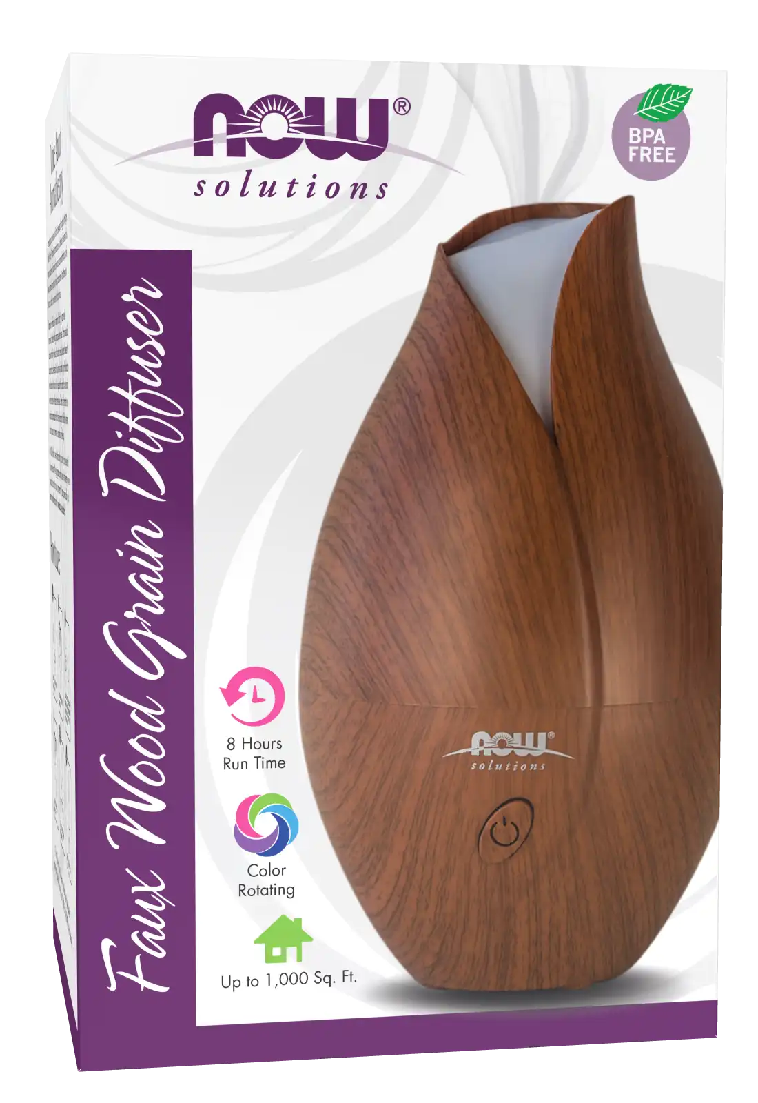 Ultrasonic Faux Wood Grain Essential Oil Diffuser
