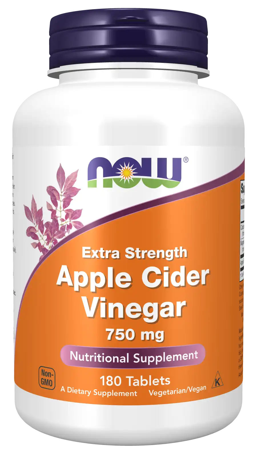 Apple Cider Vinegar, Extra Strength 750 mg Tablets