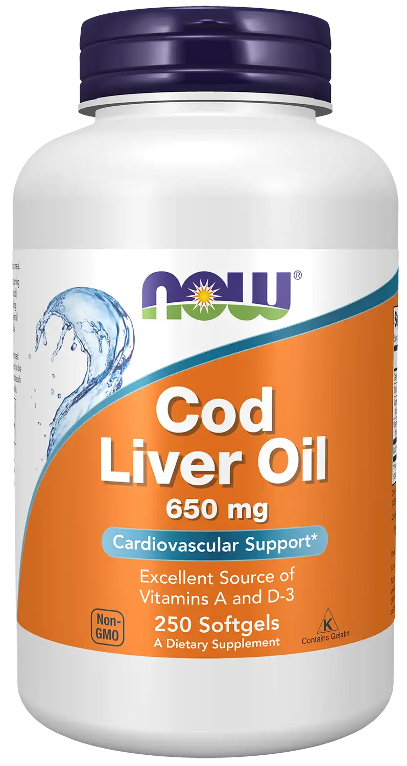 Cod Liver Oil 650 mg Softgels