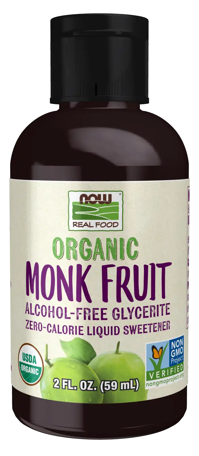 Monk Fruit Liquid, Organic Alcohol-Free Glycerite