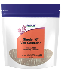 Empty Capsules, Vegetarian, Single "0"