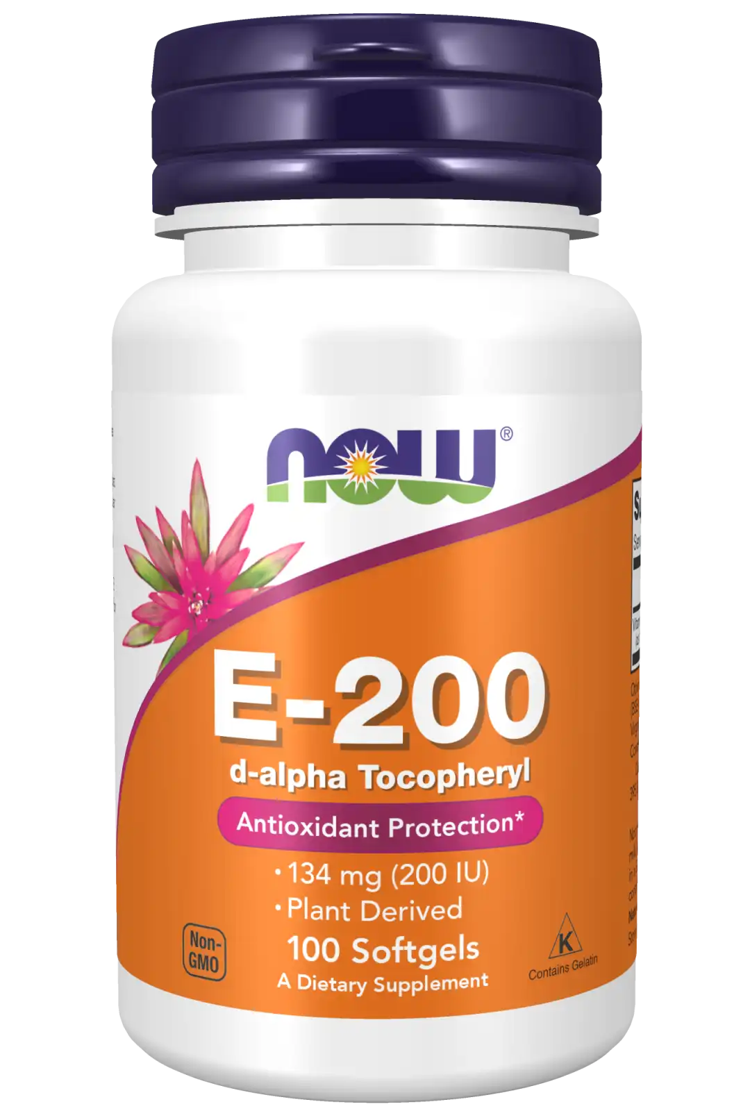 Vitamin E-200 D-Alpha Tocopheryl Softgels