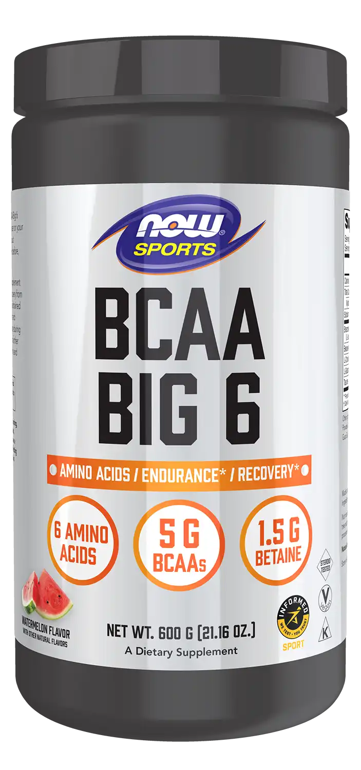 BCAA Big 6 Powder, Watermelon Flavor