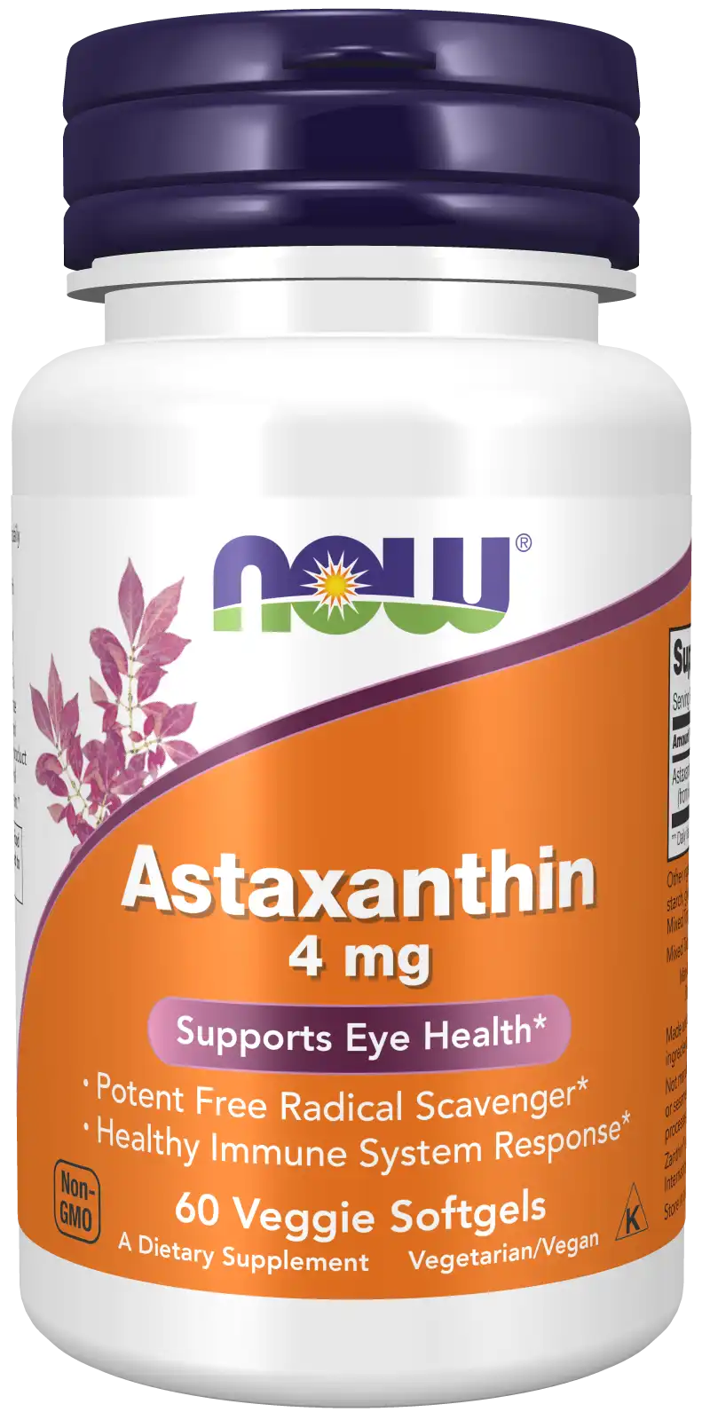 Astaxanthin 4 mg Veggie Softgels