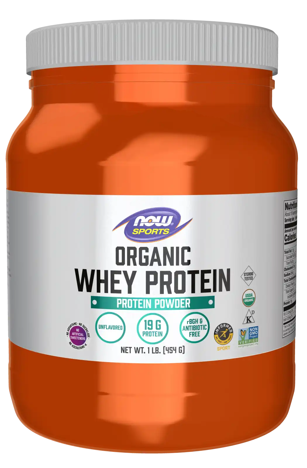 Whey Protein, Organic Unflavored Powder