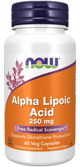 Alpha Lipoic Acid 250 mg Veg Capsules