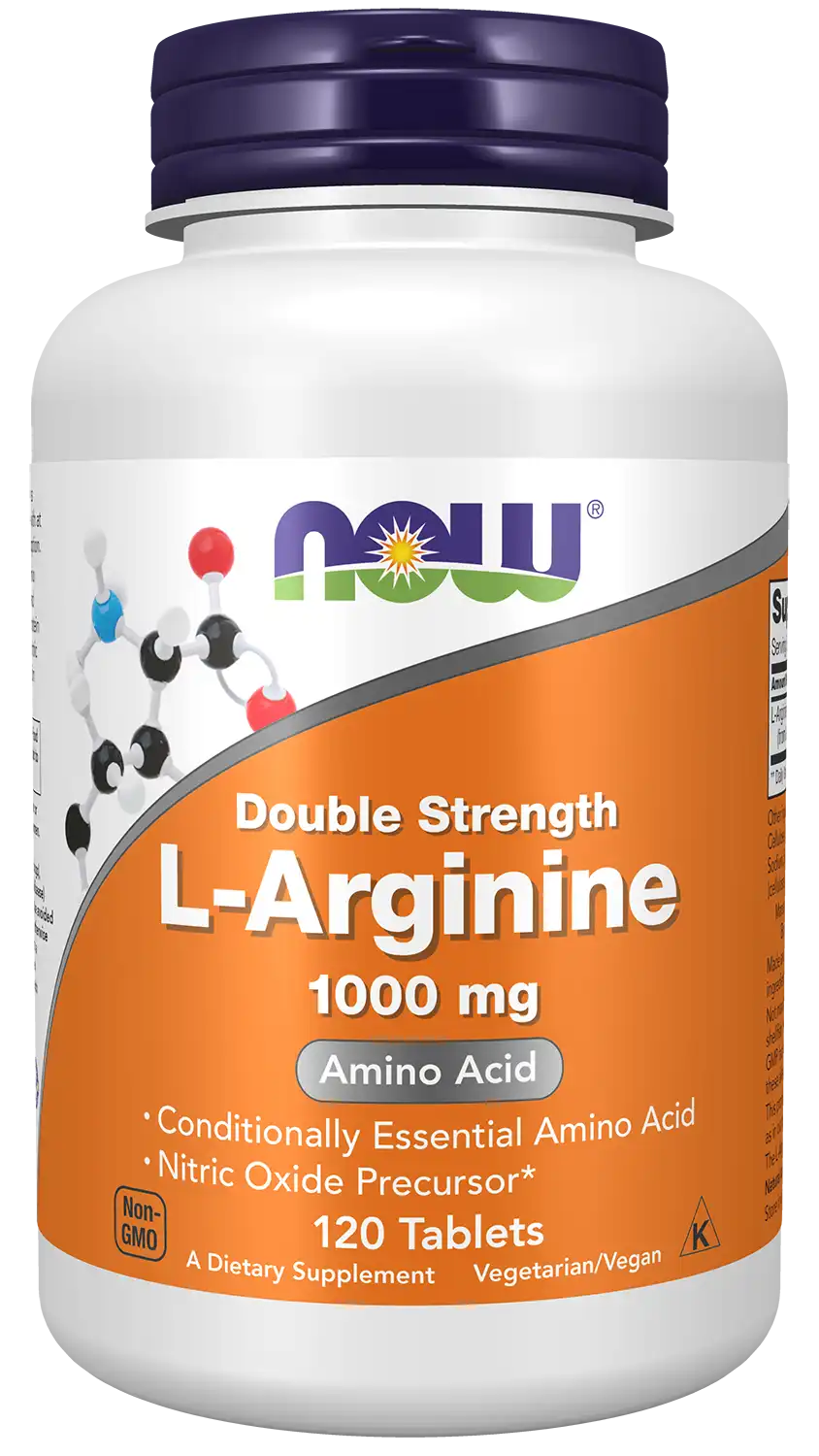 L-Arginine, Double Strength 1000 mg Tablets