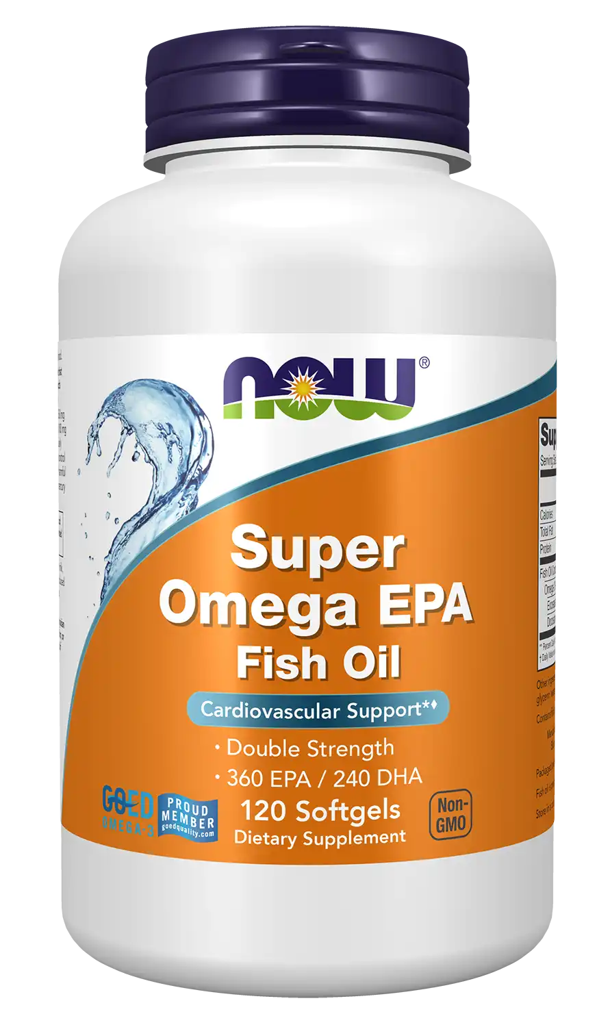 Super Omega EPA Fish Oil, Double Strength Softgels